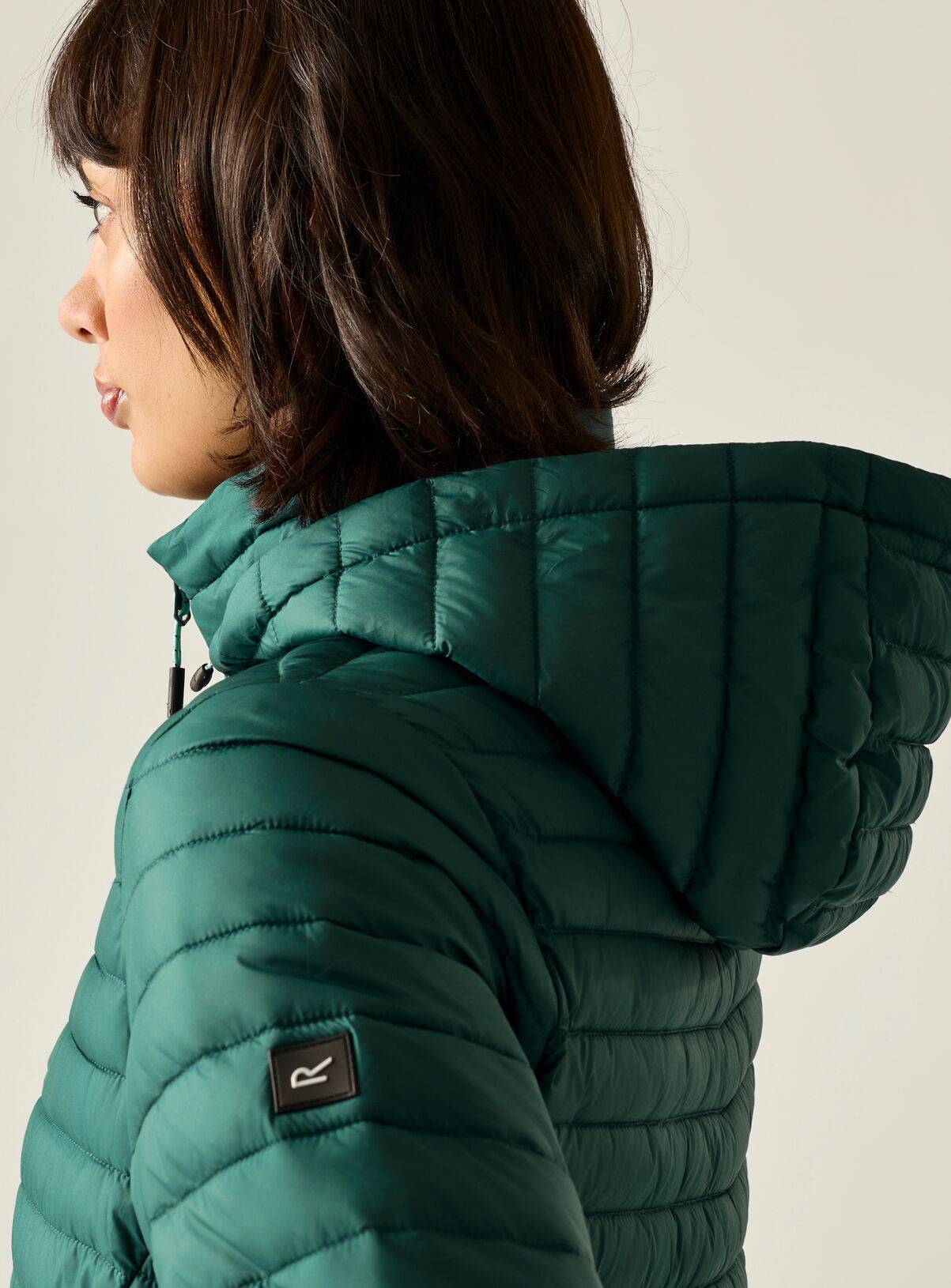 REGATTA Selenar Water Repellent Longline Jacket Green 12 - Image 3